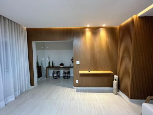 Painel Ripado MDF Freijo