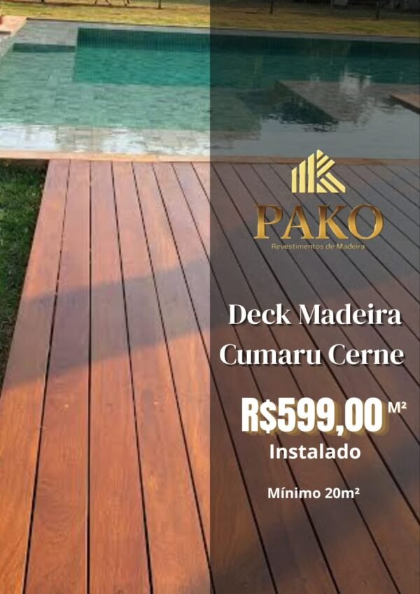 deck madeira cumaru cerne